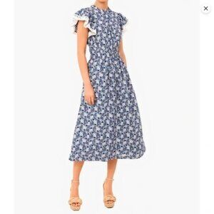 NWOT SEA New York Tie Back Flutter Maxi Dress